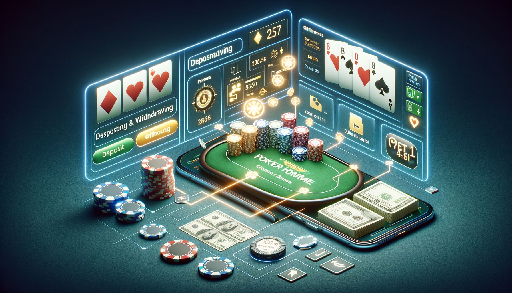 Пополнение и вывод средств на платформе Poker dom